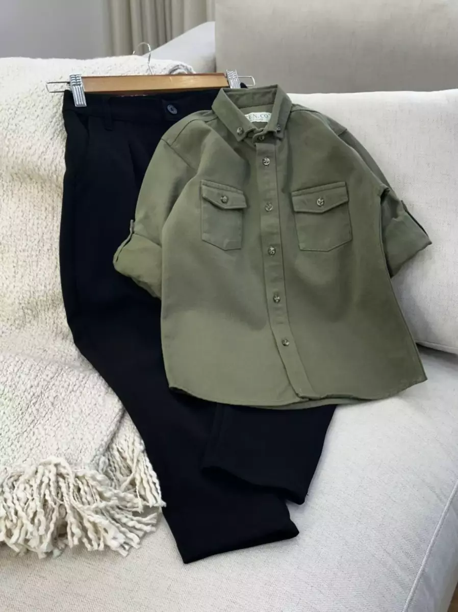 پیراهن دکمه دار کد1126