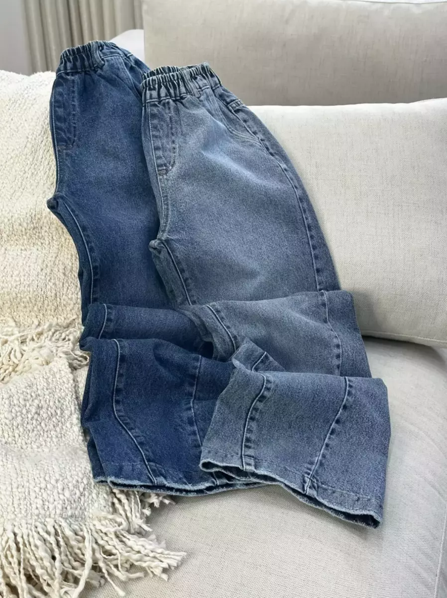 شلوار بگ جین کد1140