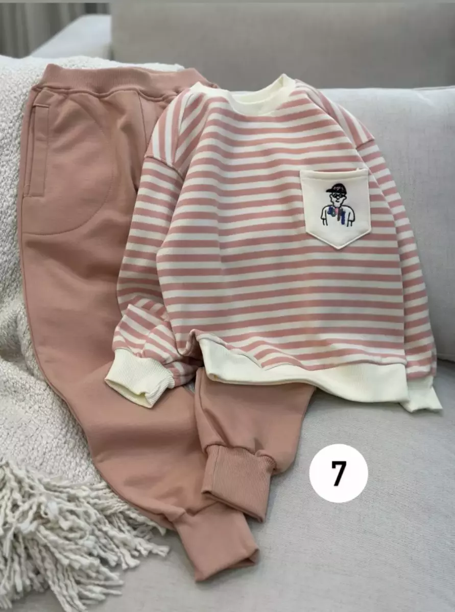 ست دو تیکه راه راه کد1122