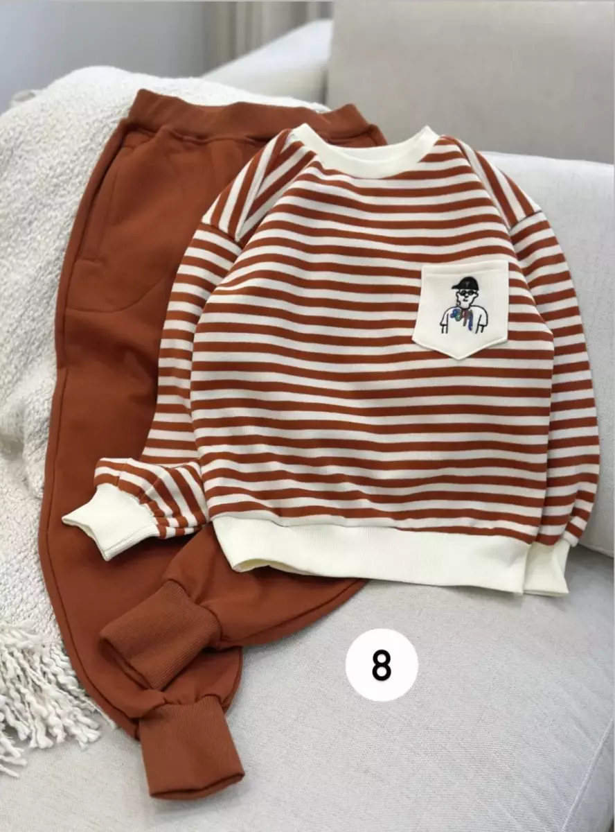 ست دو تیکه راه راه کد1122