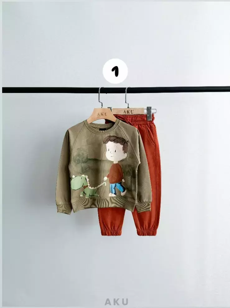 ست دوتیکه چاپی کد1158