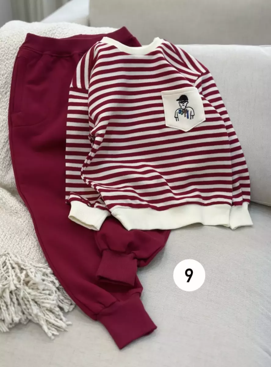 ست دو تیکه راه راه کد1122