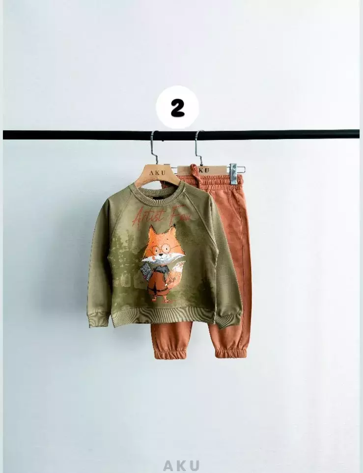 ست دوتیکه چاپی کد1158