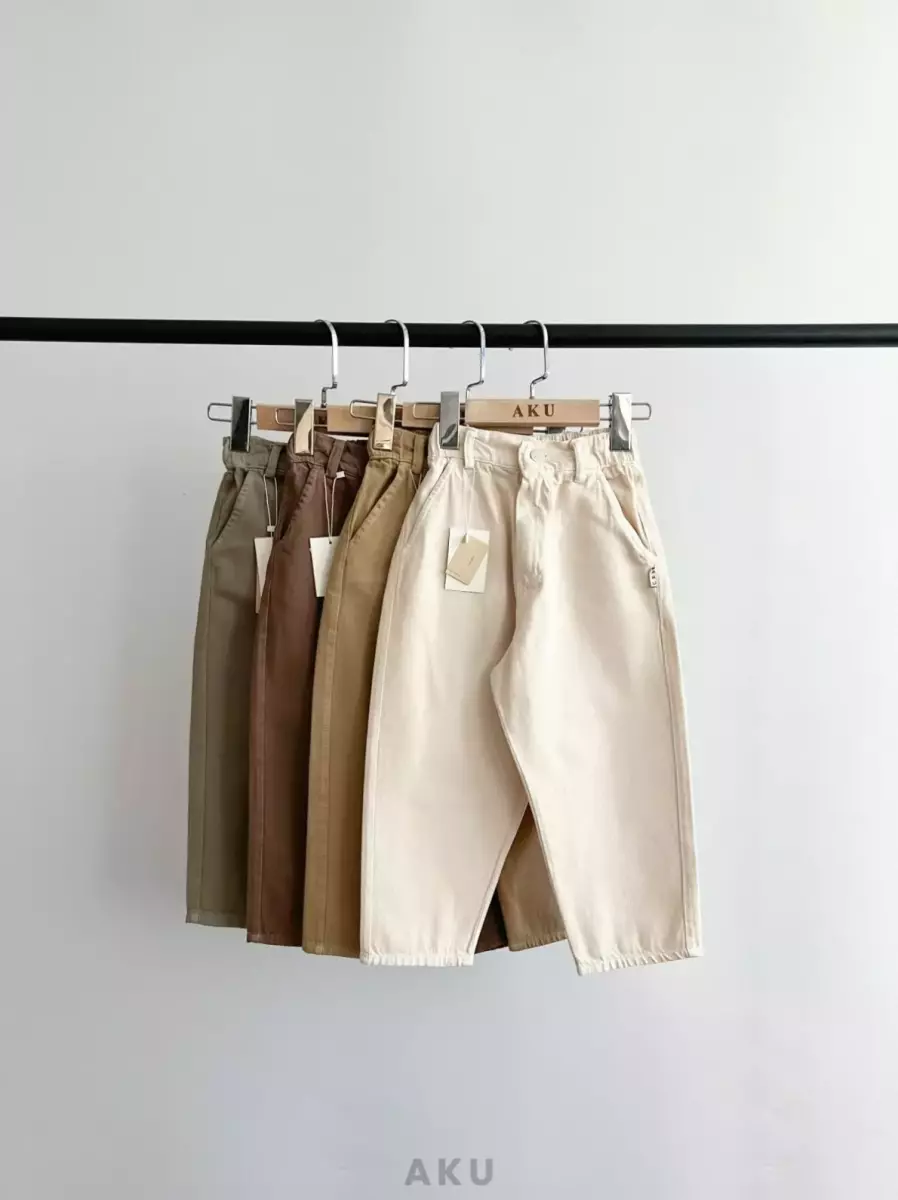 شلوار کتان خمره ای کد1160