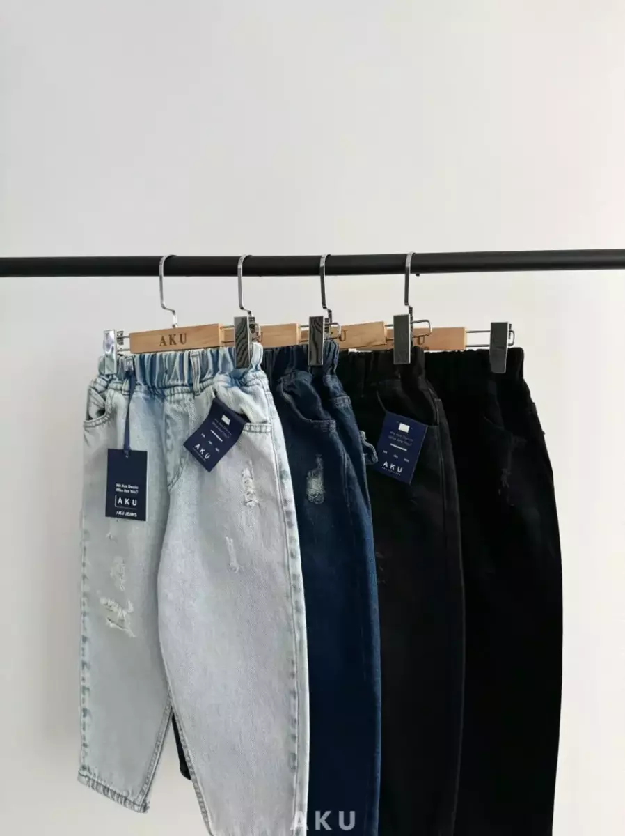 شلوار مام جین آکو کد1159