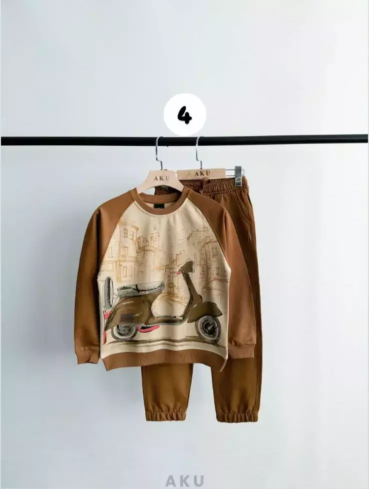 ست دوتیکه چاپی کد1158