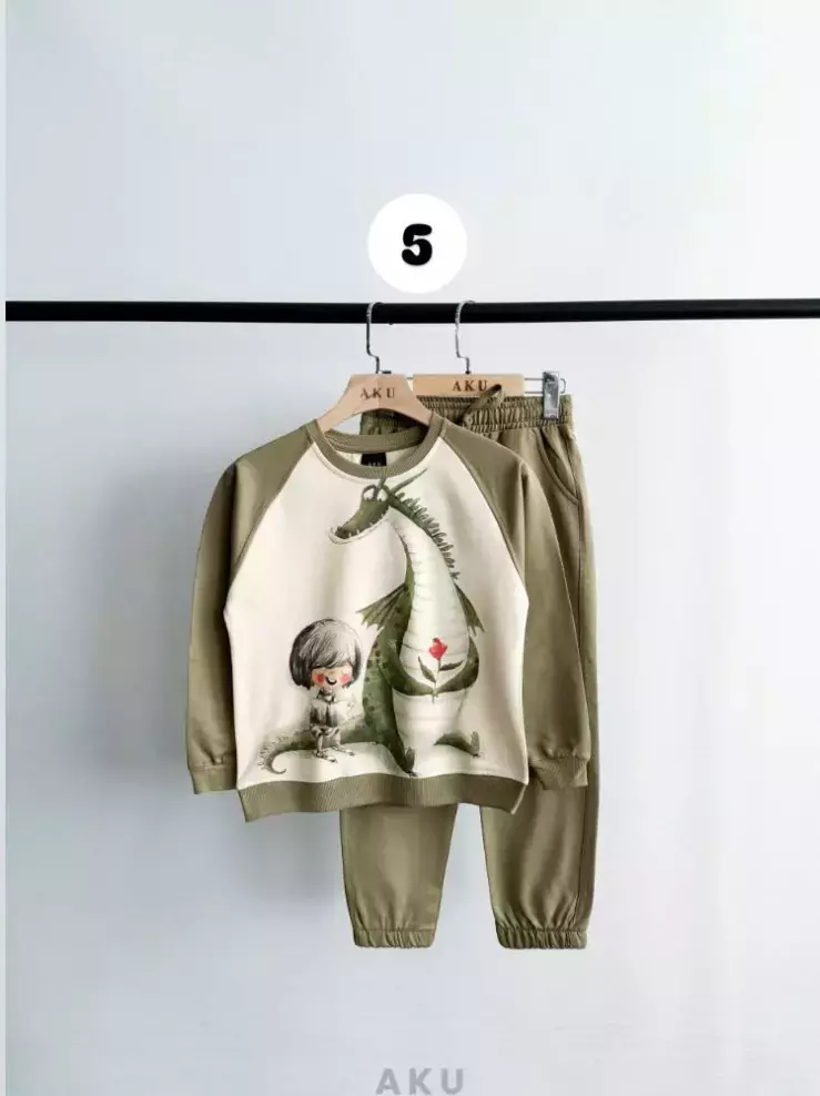 ست دوتیکه چاپی کد1158