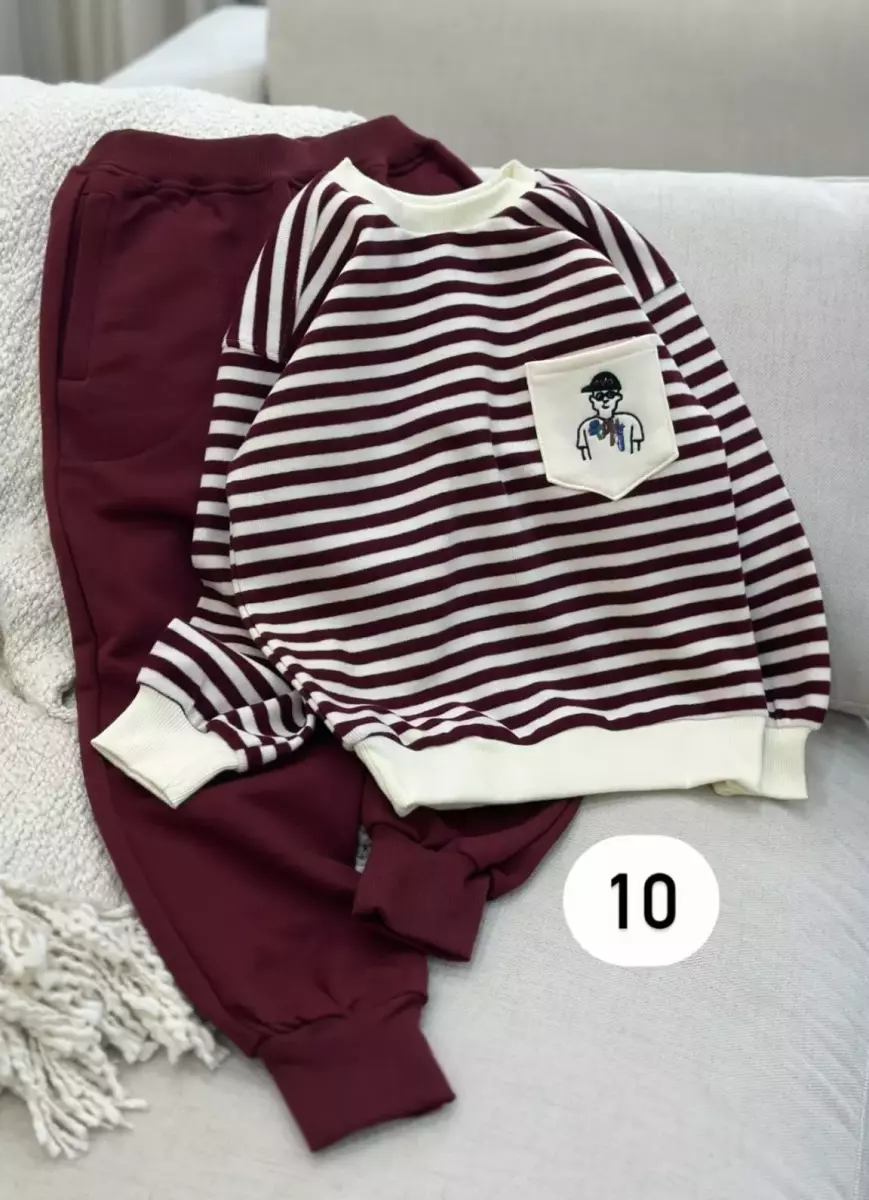 ست دو تیکه راه راه کد1122