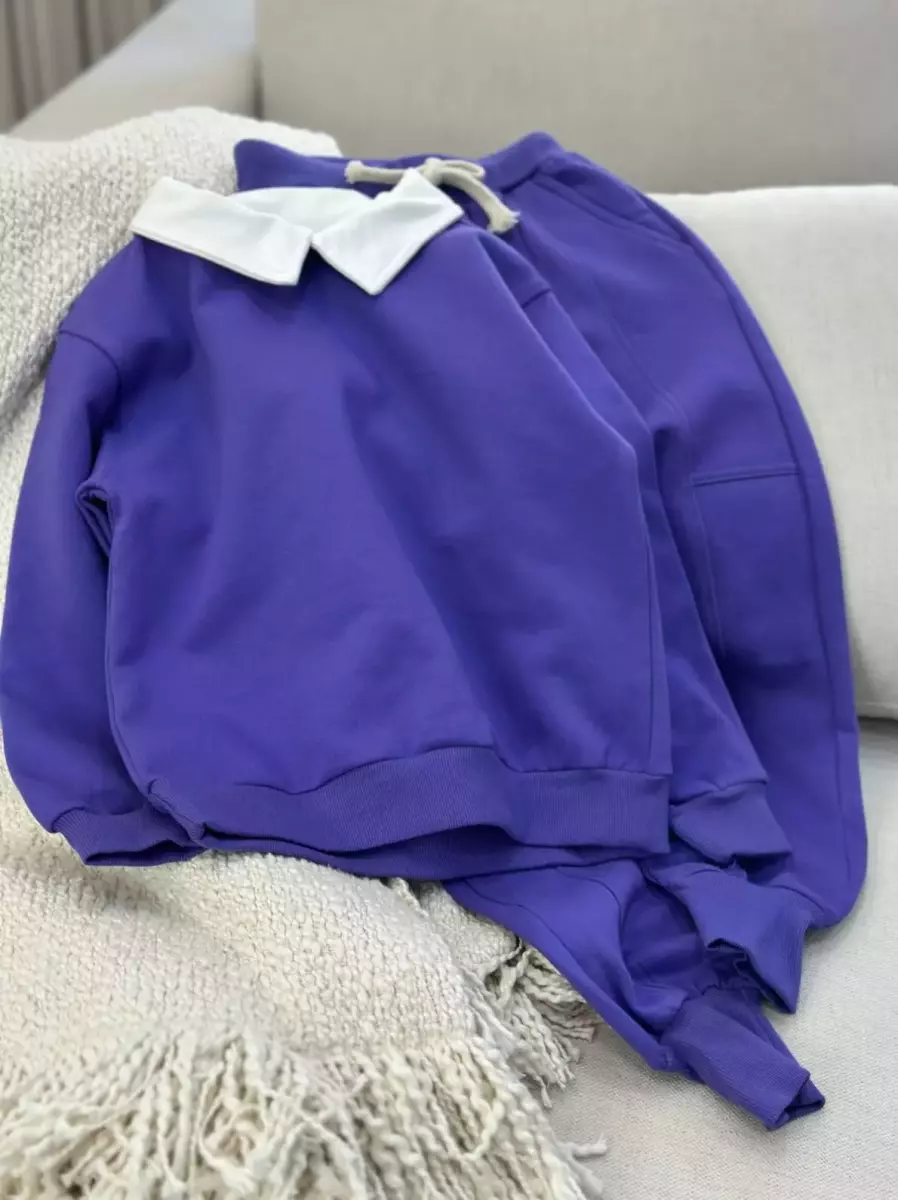 ست دوتیکه یقه دار کد1116