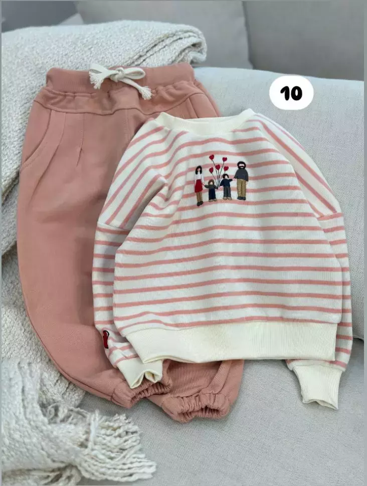 ست دوتیکه راه راه خانواده کد1146