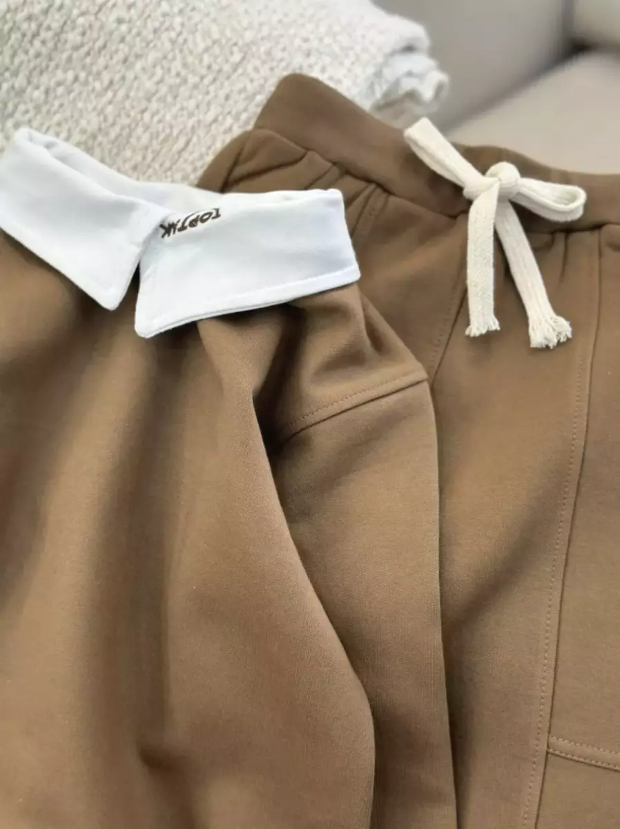 ست دوتیکه یقه دار کد1116