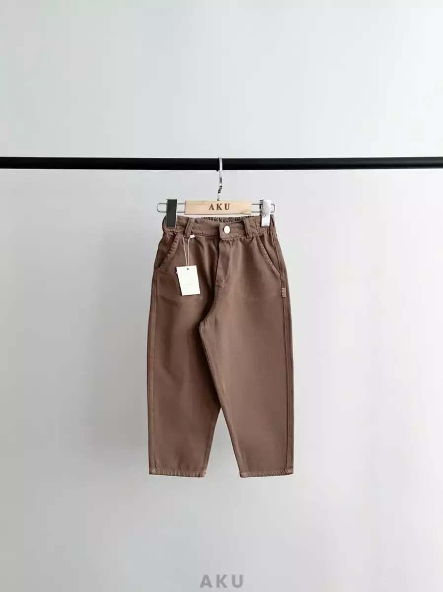 شلوار کتان خمره ای کد1160