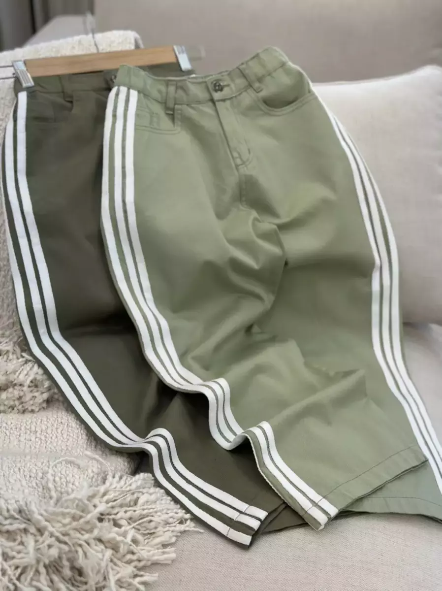 شلوار بگ خط دار کد1275