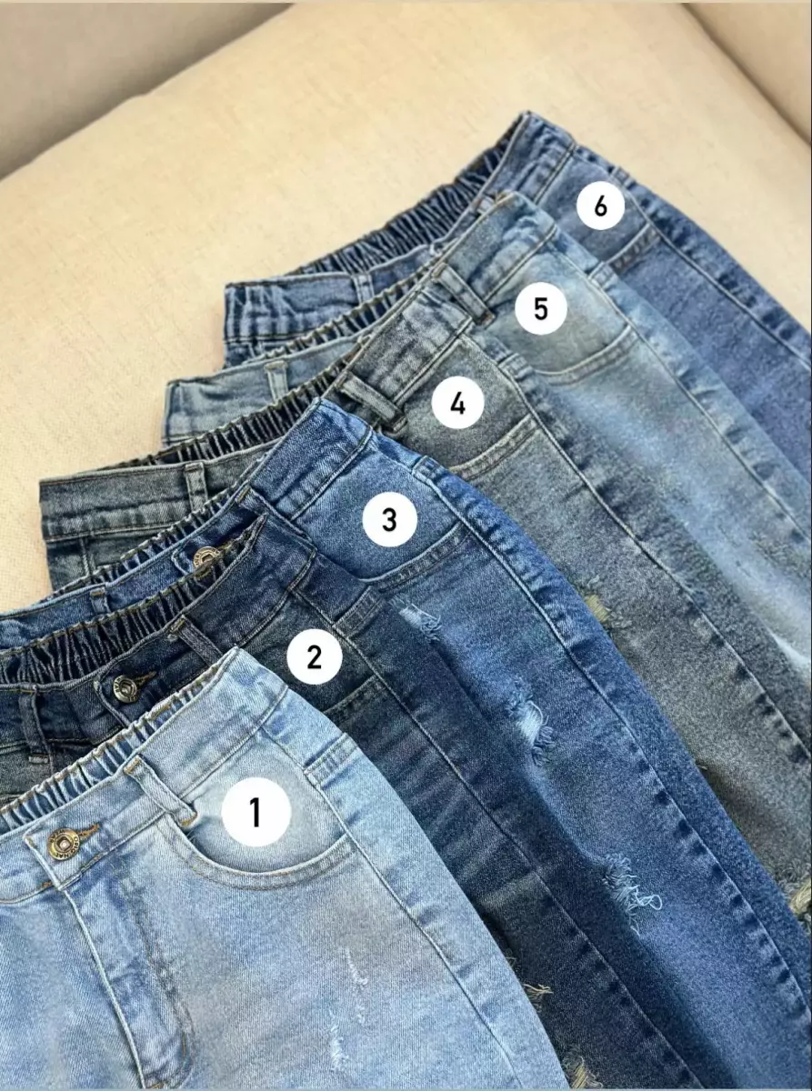 شلوار مام جین کد1291