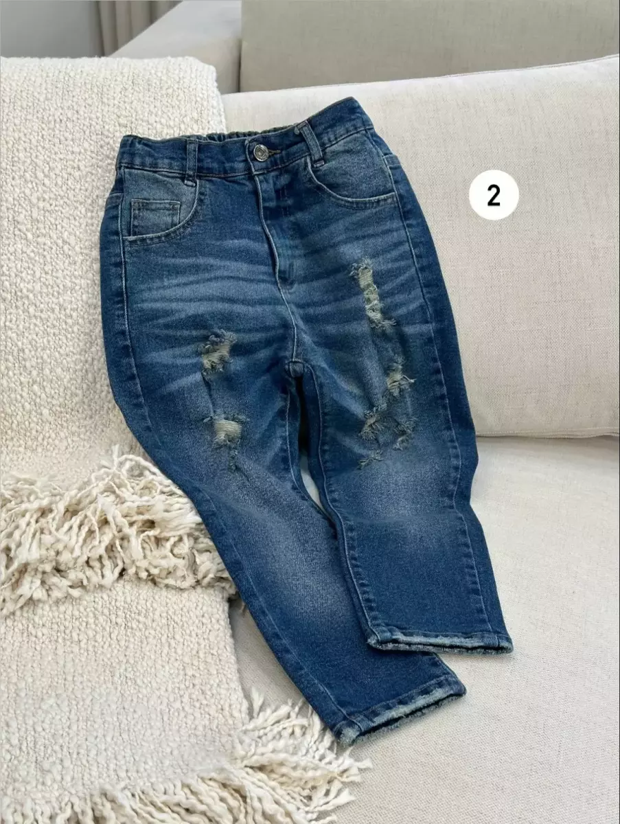 شلوار مام جین کد1291