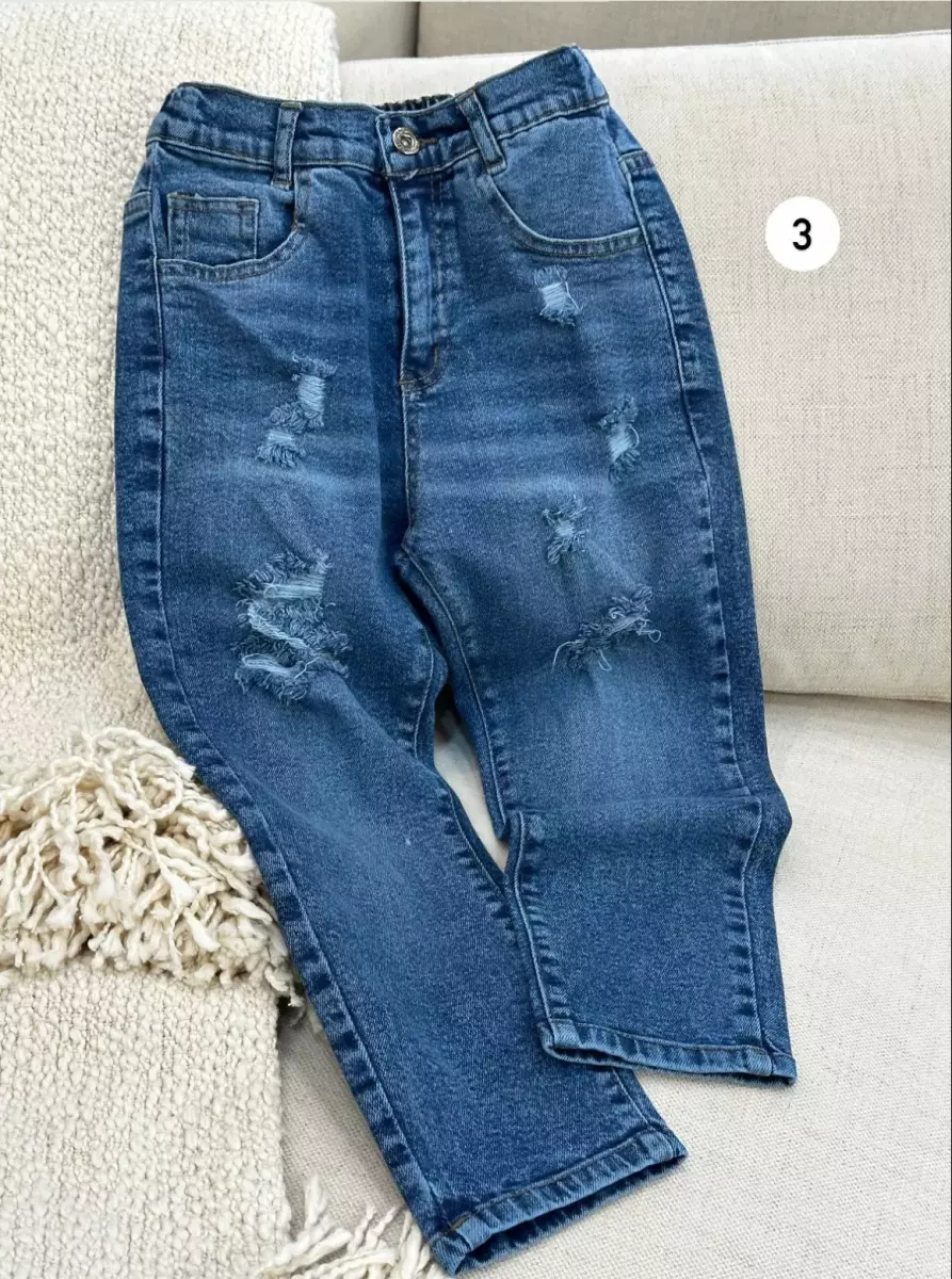 شلوار مام جین کد1291