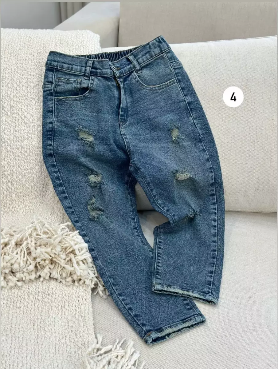 شلوار مام جین کد1291