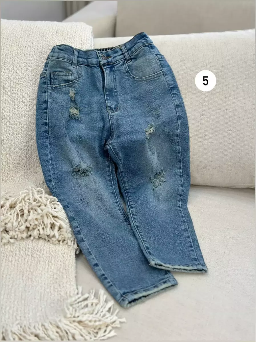 شلوار مام جین کد1291