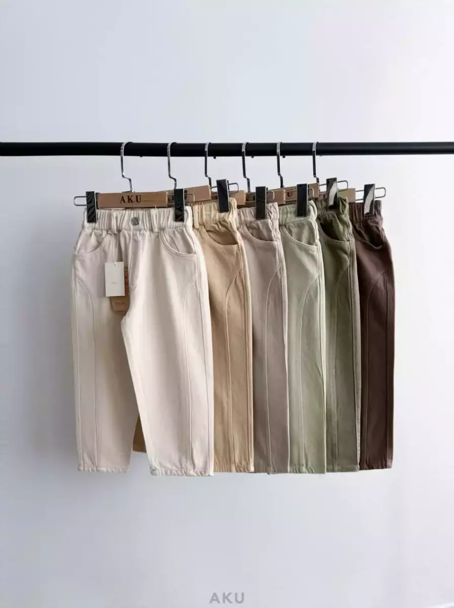 شلوار مام کتان کد1340