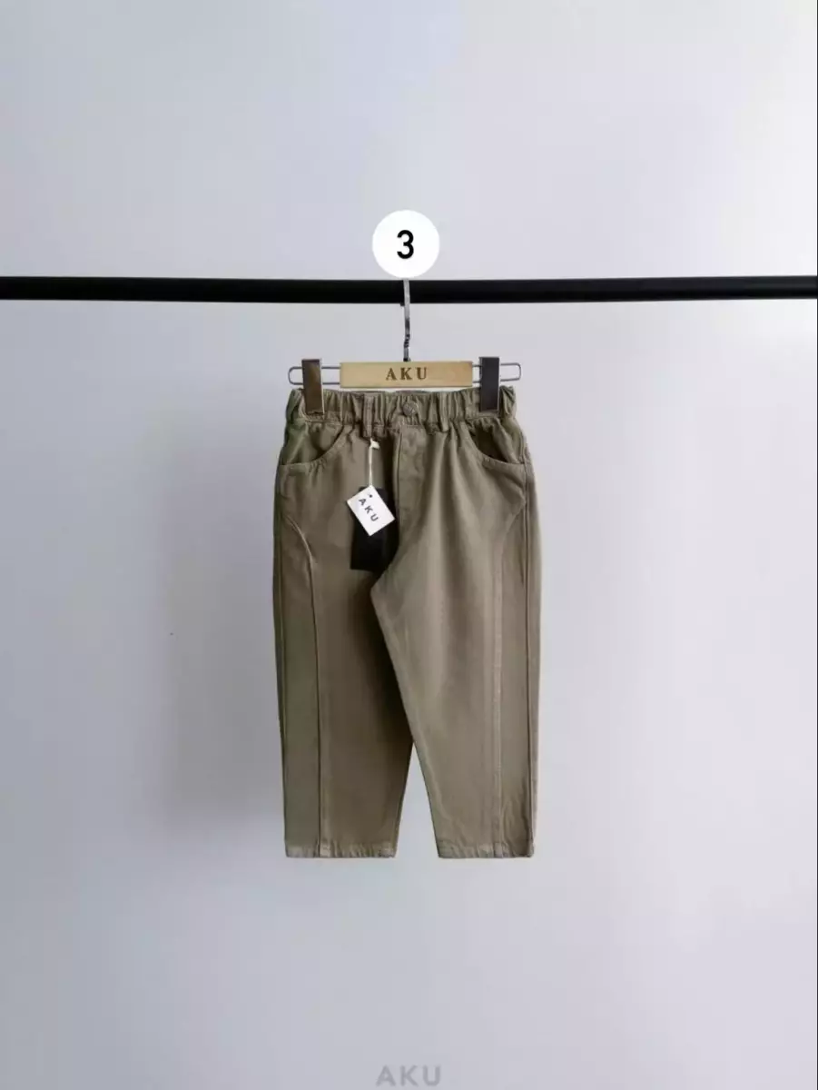 شلوار مام کتان کد1340