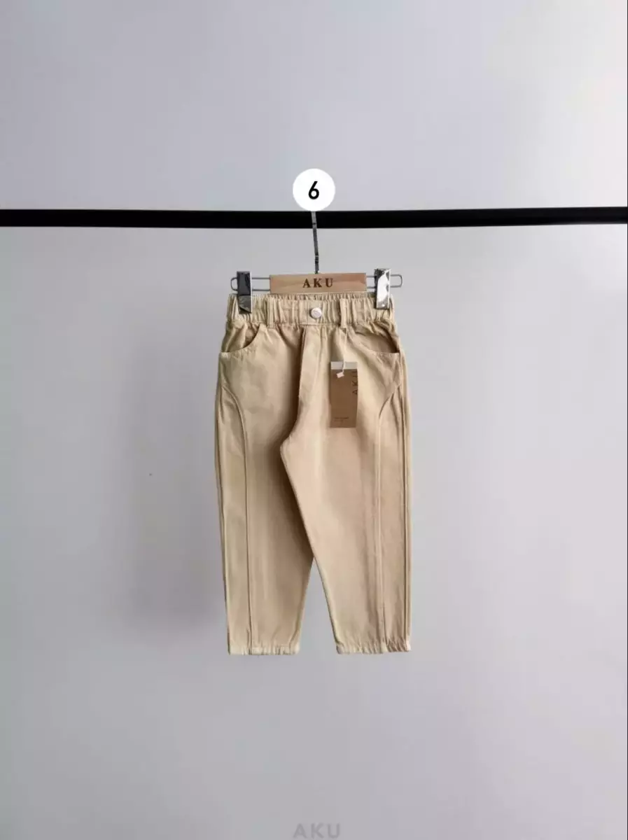 شلوار مام کتان کد1340