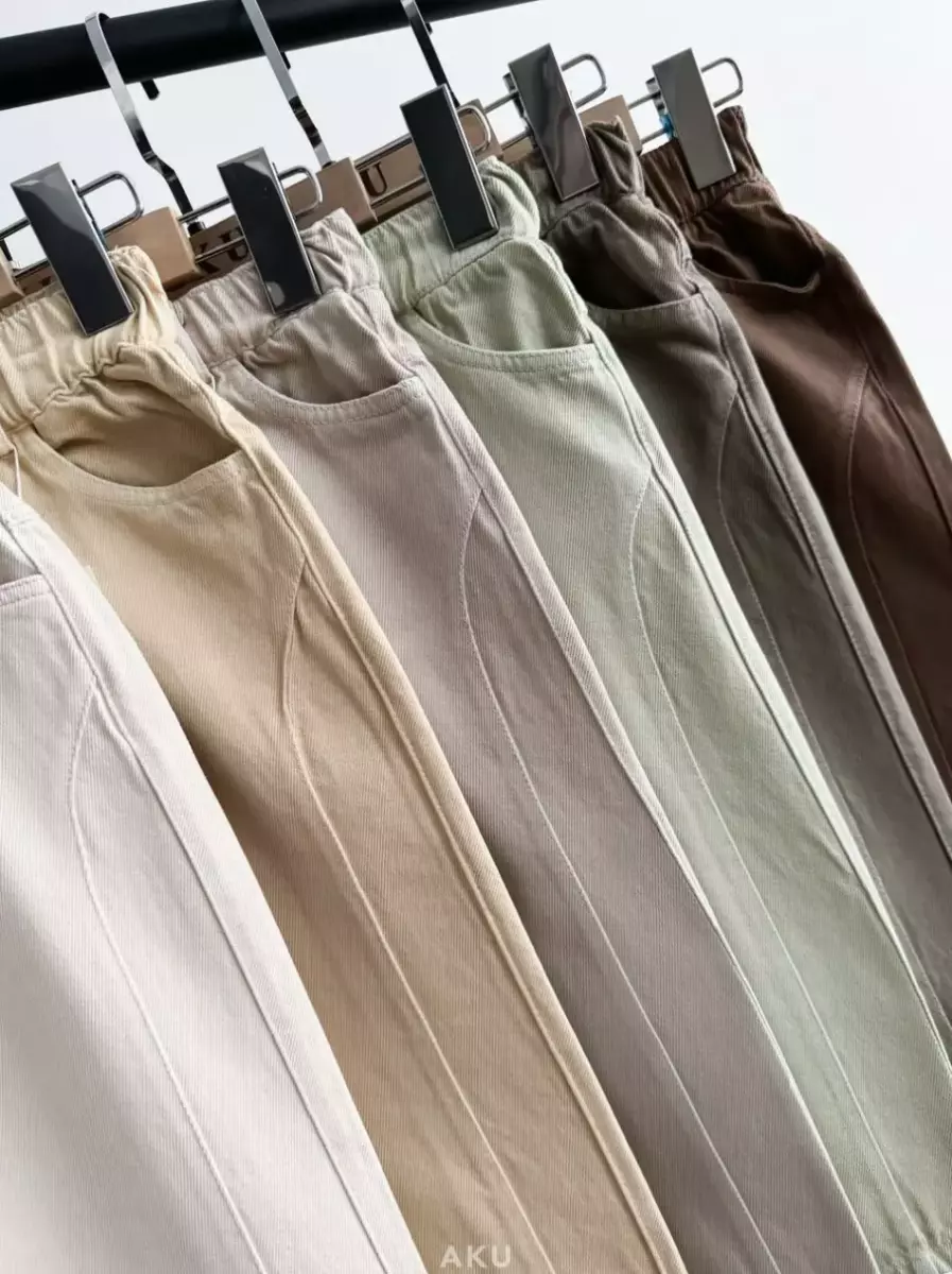 شلوار مام کتان کد1340