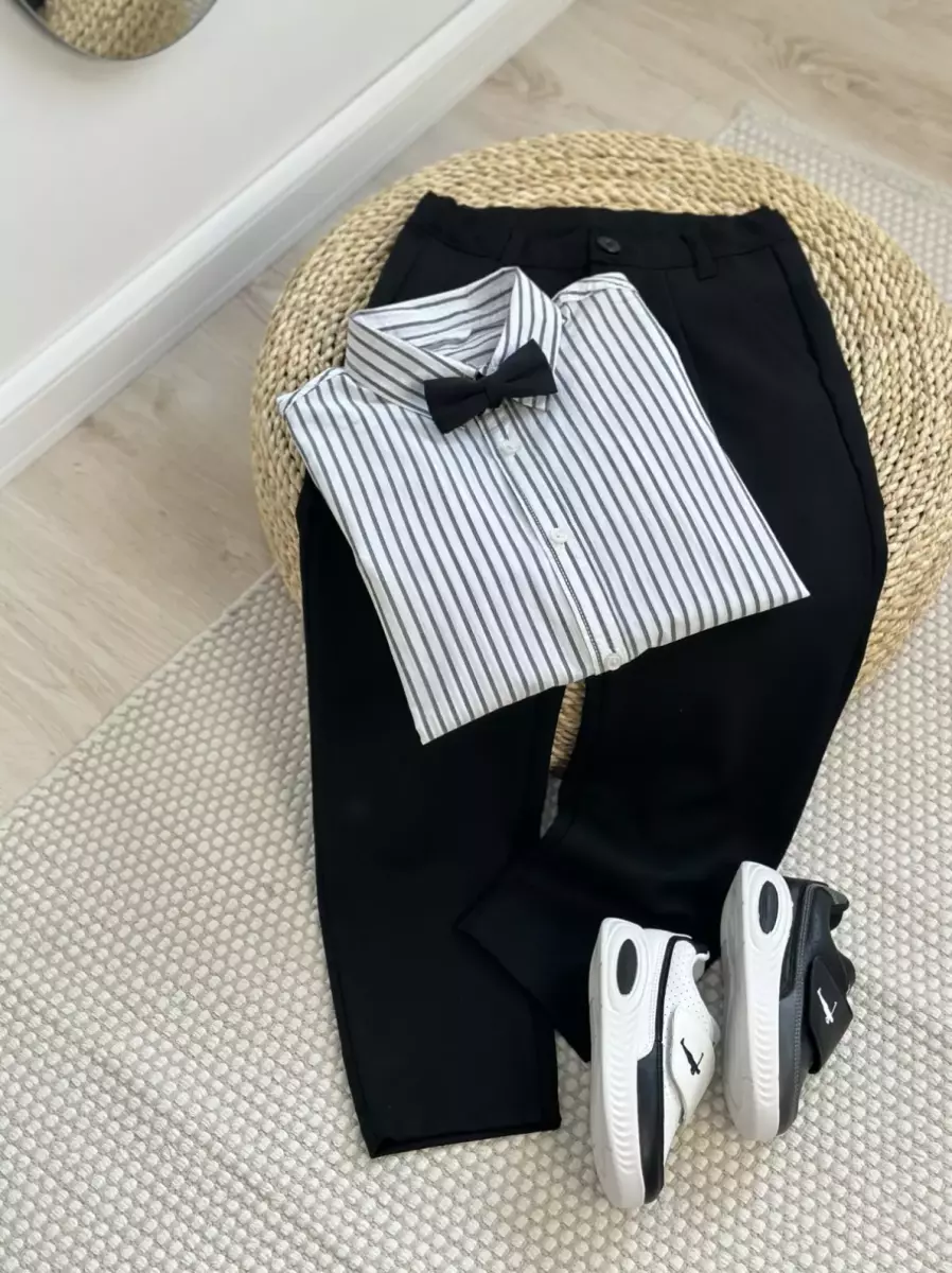 پیراهن راه راه کد 1356