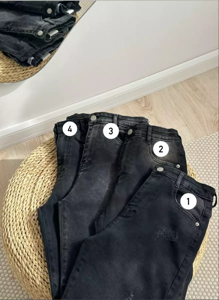 شلوار مام جین کد1396