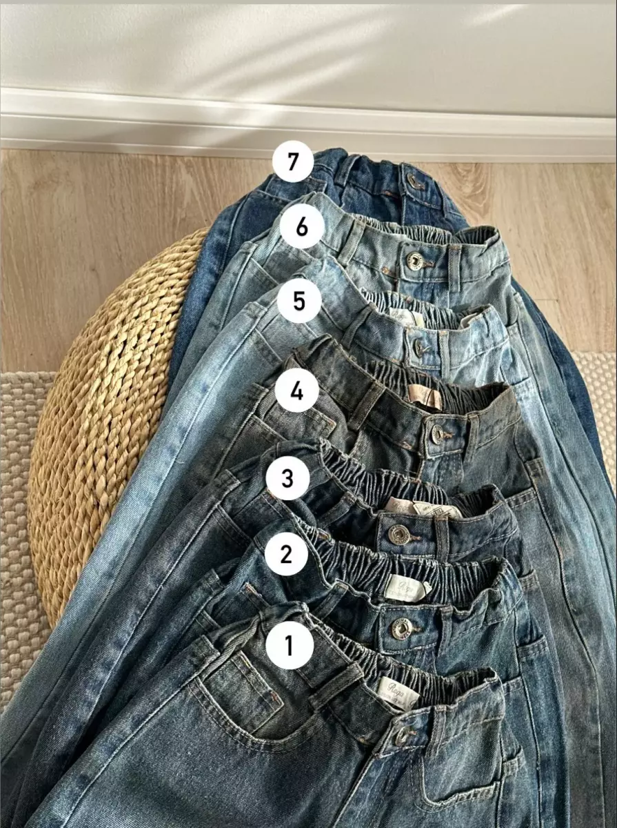 شلوار بگ جین کد1398