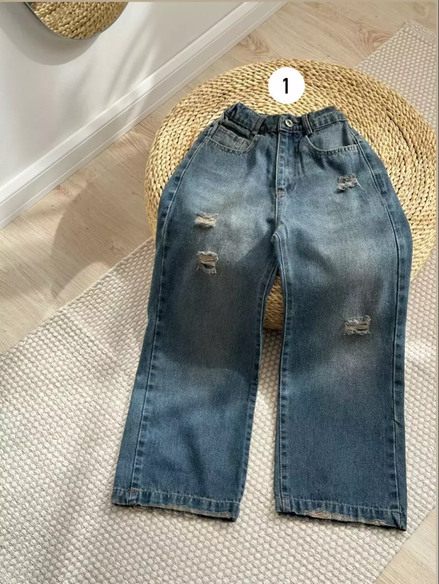 شلوار بگ جین کد1398