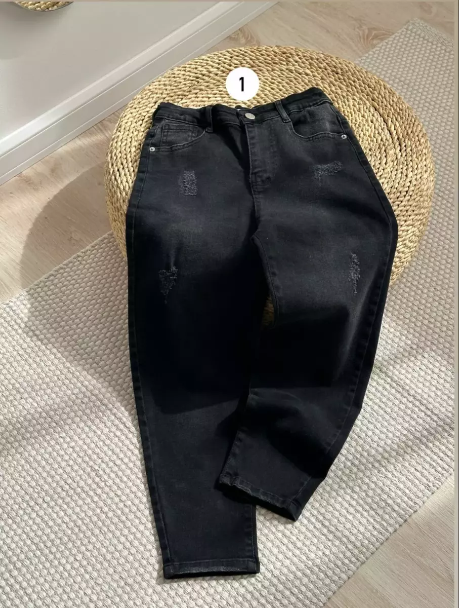 شلوار مام جین کد1396