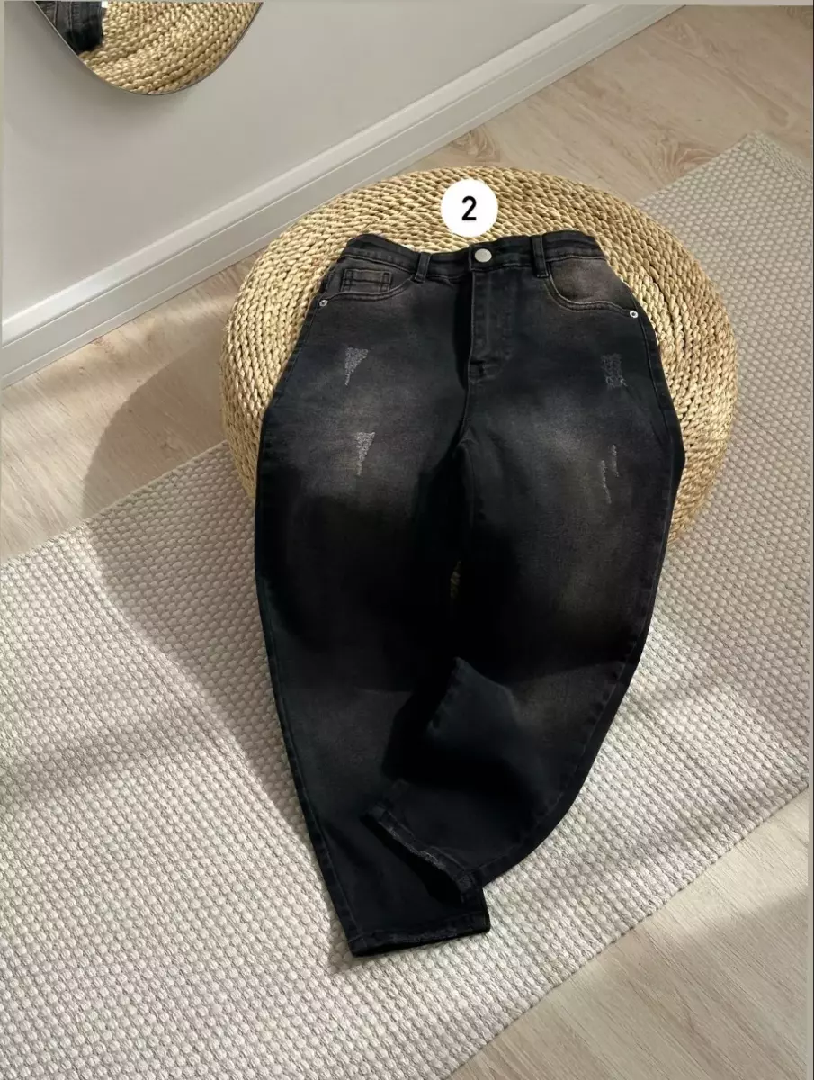 شلوار مام جین کد1396