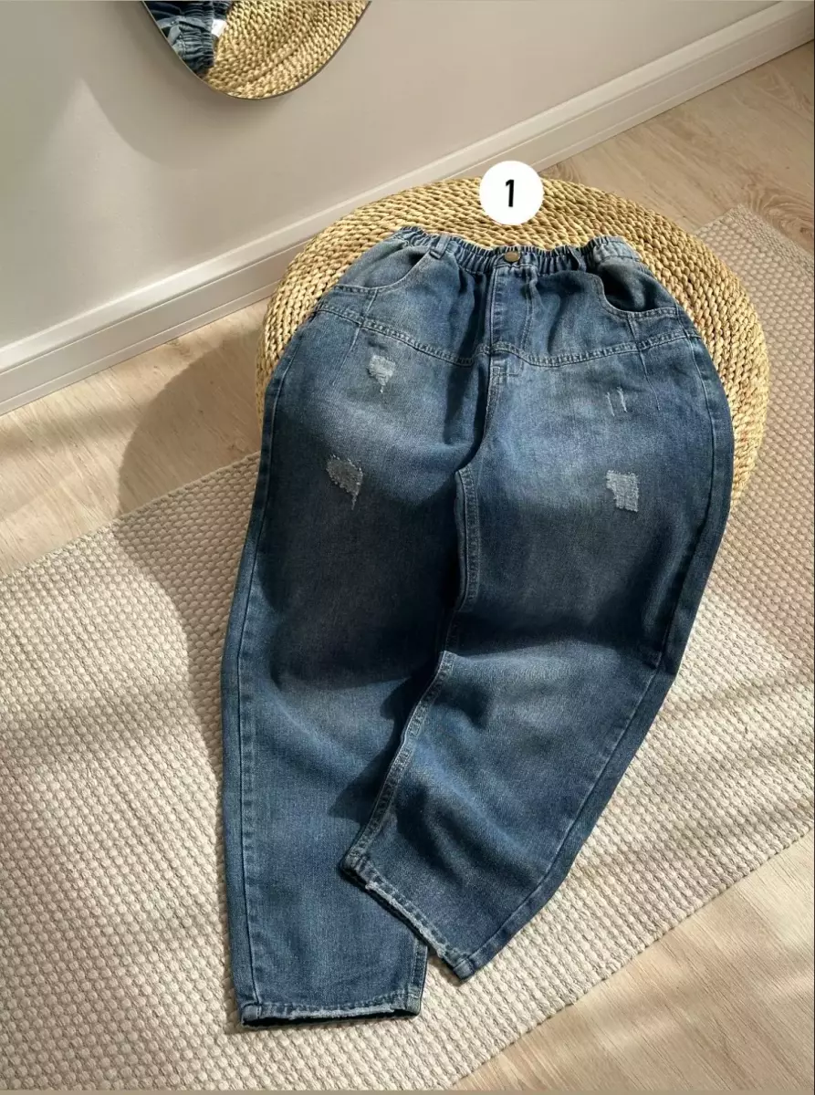 شلوار مام جین کد1413