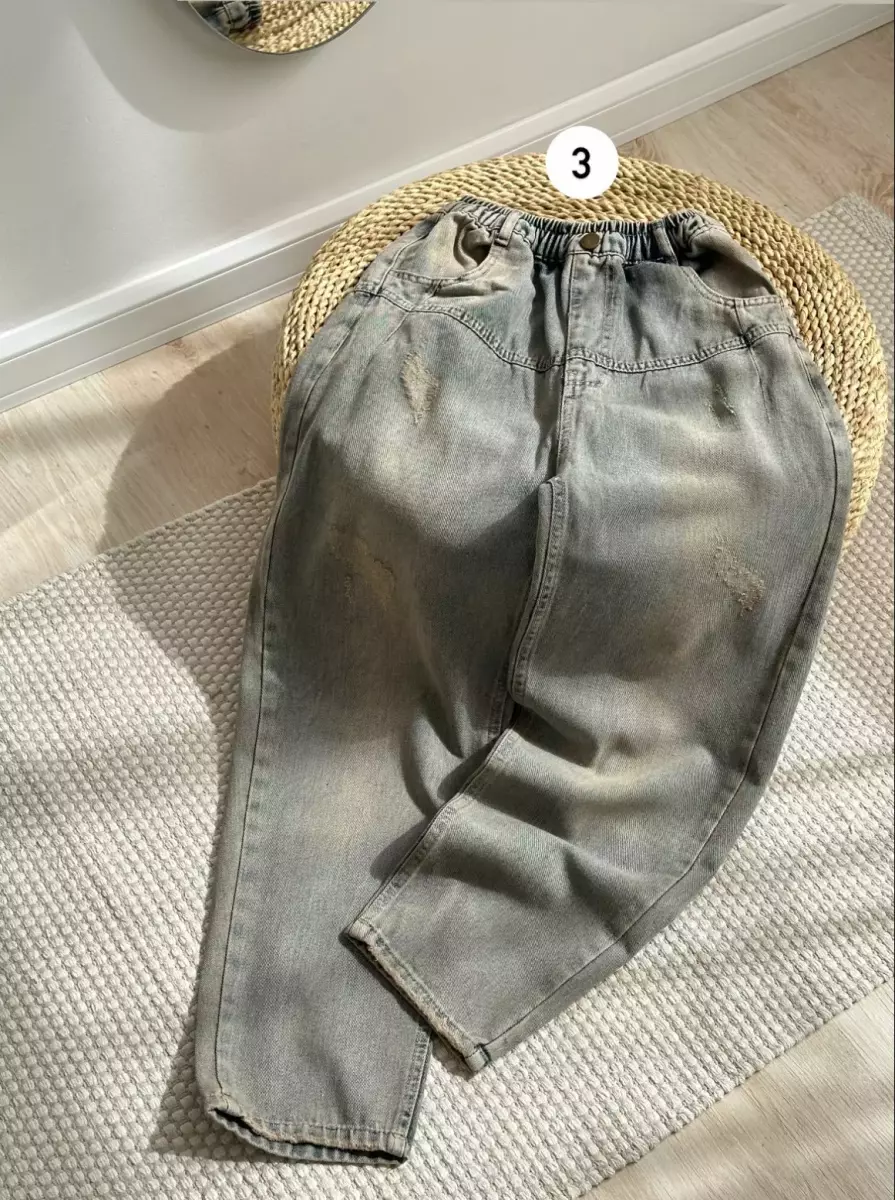 شلوار مام جین کد1413