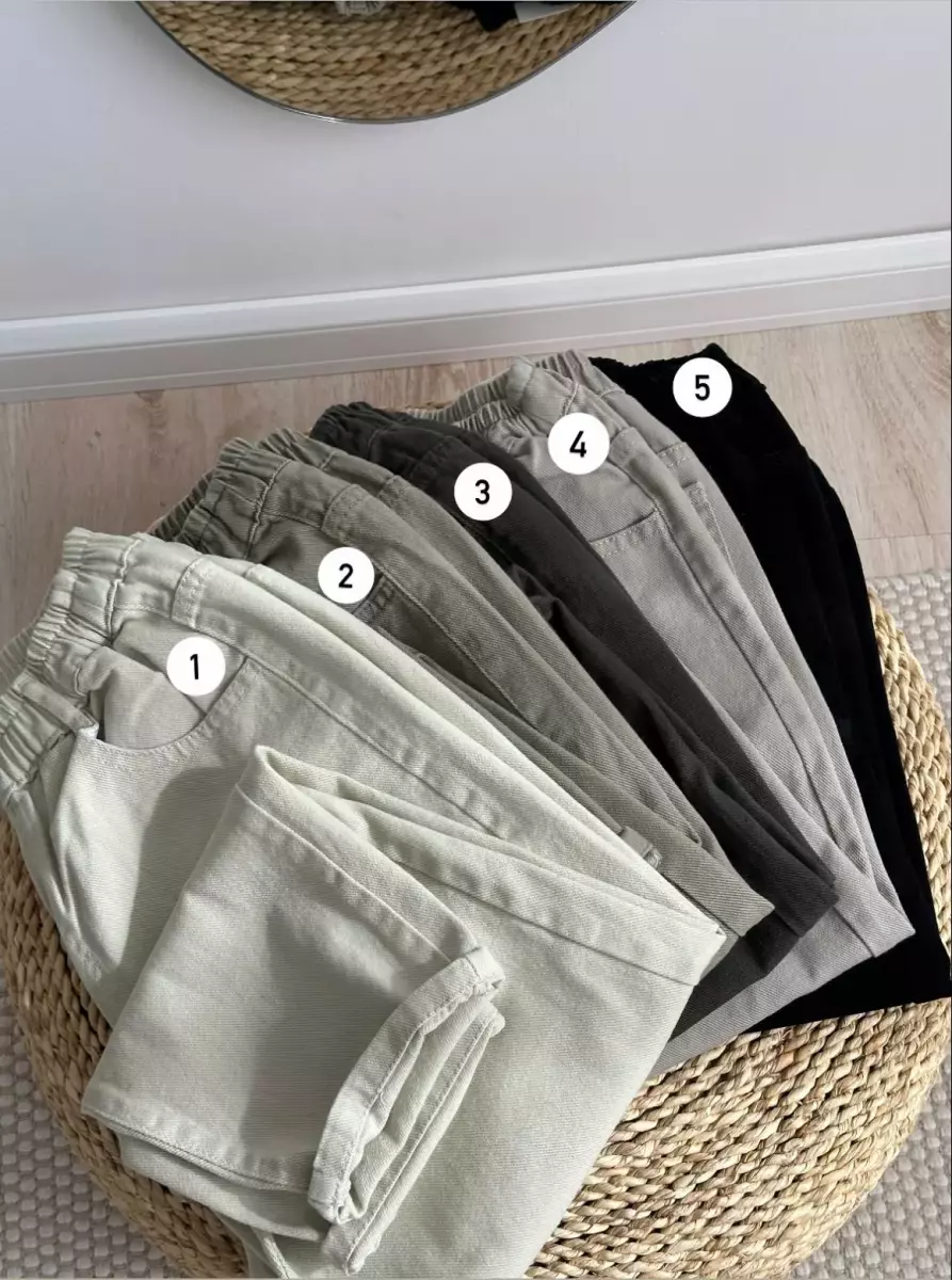 شلوار مام کتان کد1421