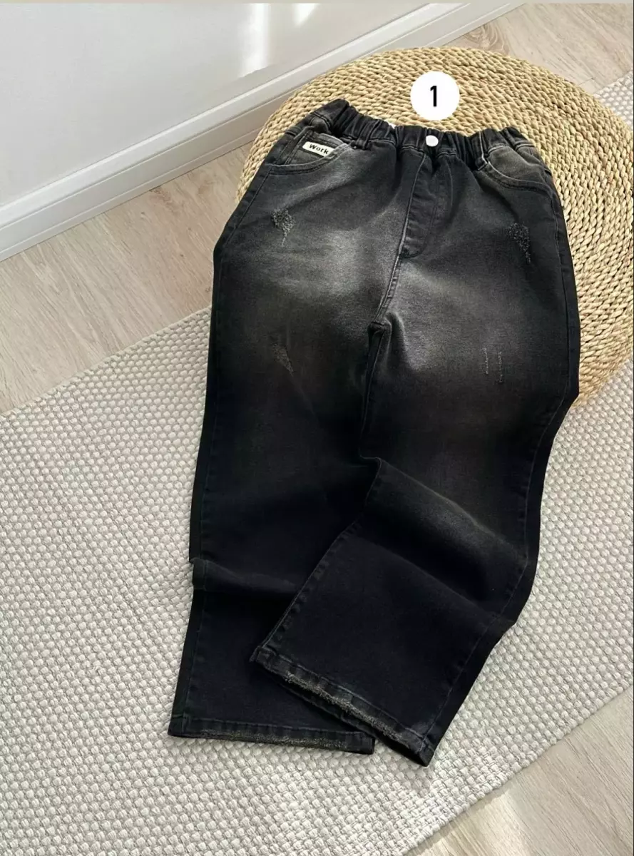 شلوار بگ جین کد1419