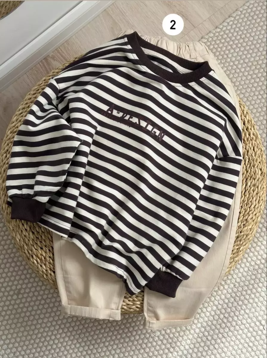 بلوز وارداتی راه راه کد1428