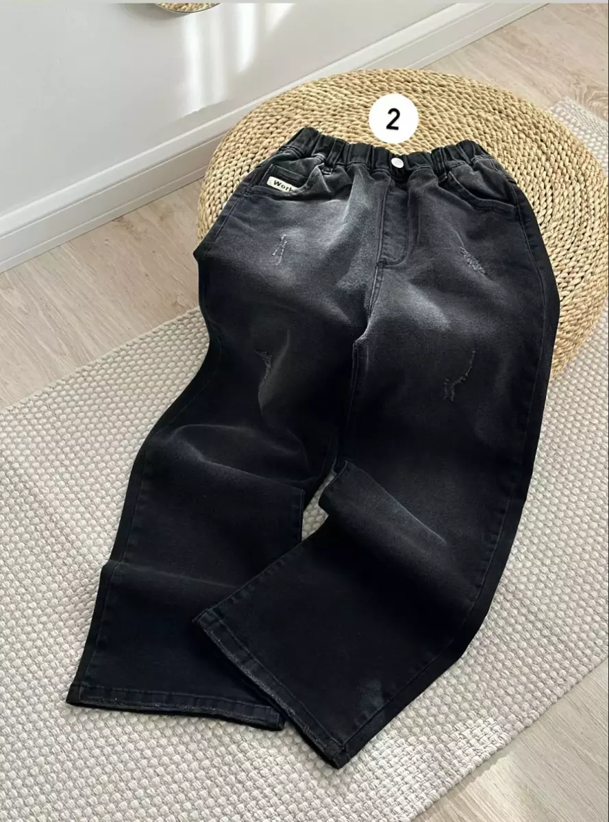 شلوار بگ جین کد1419