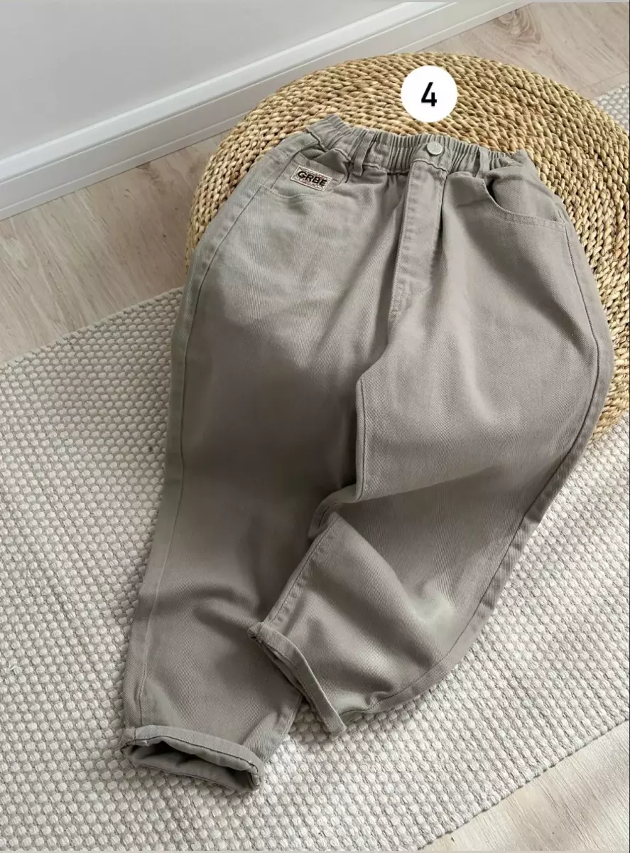 شلوار مام کتان کد1421