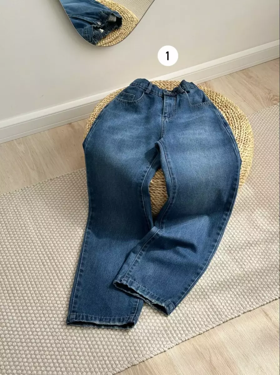 شلوار مام بگ جین کد1443