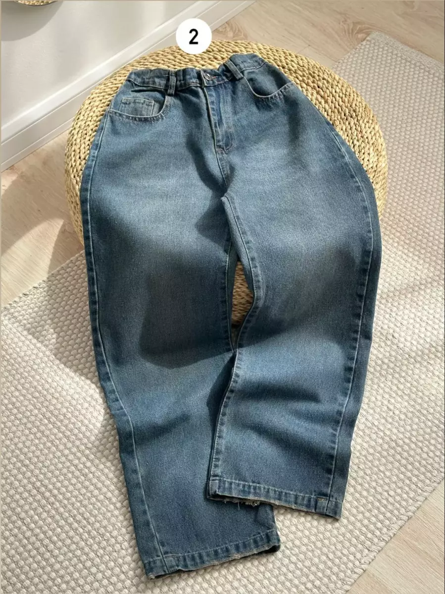 شلوار مام بگ جین کد1443