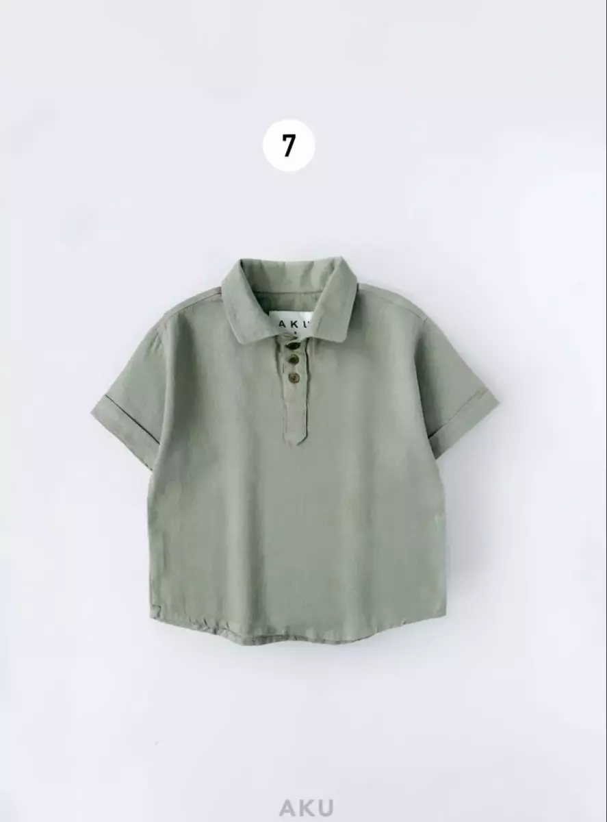 پیراهن لینن کنفی کد1441