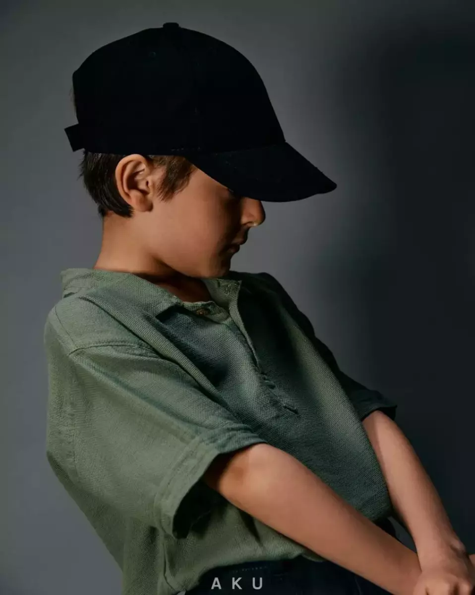 پیراهن لینن کنفی کد1441