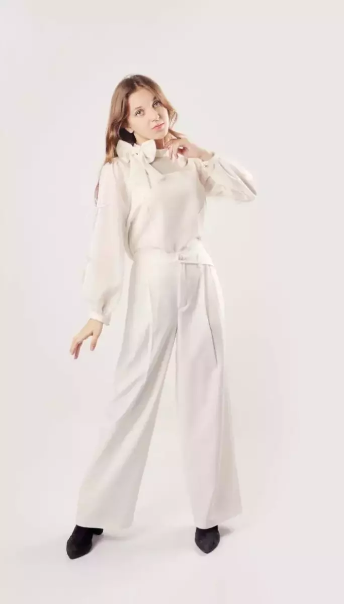 شلوار بگ پارچه ای کد 1467