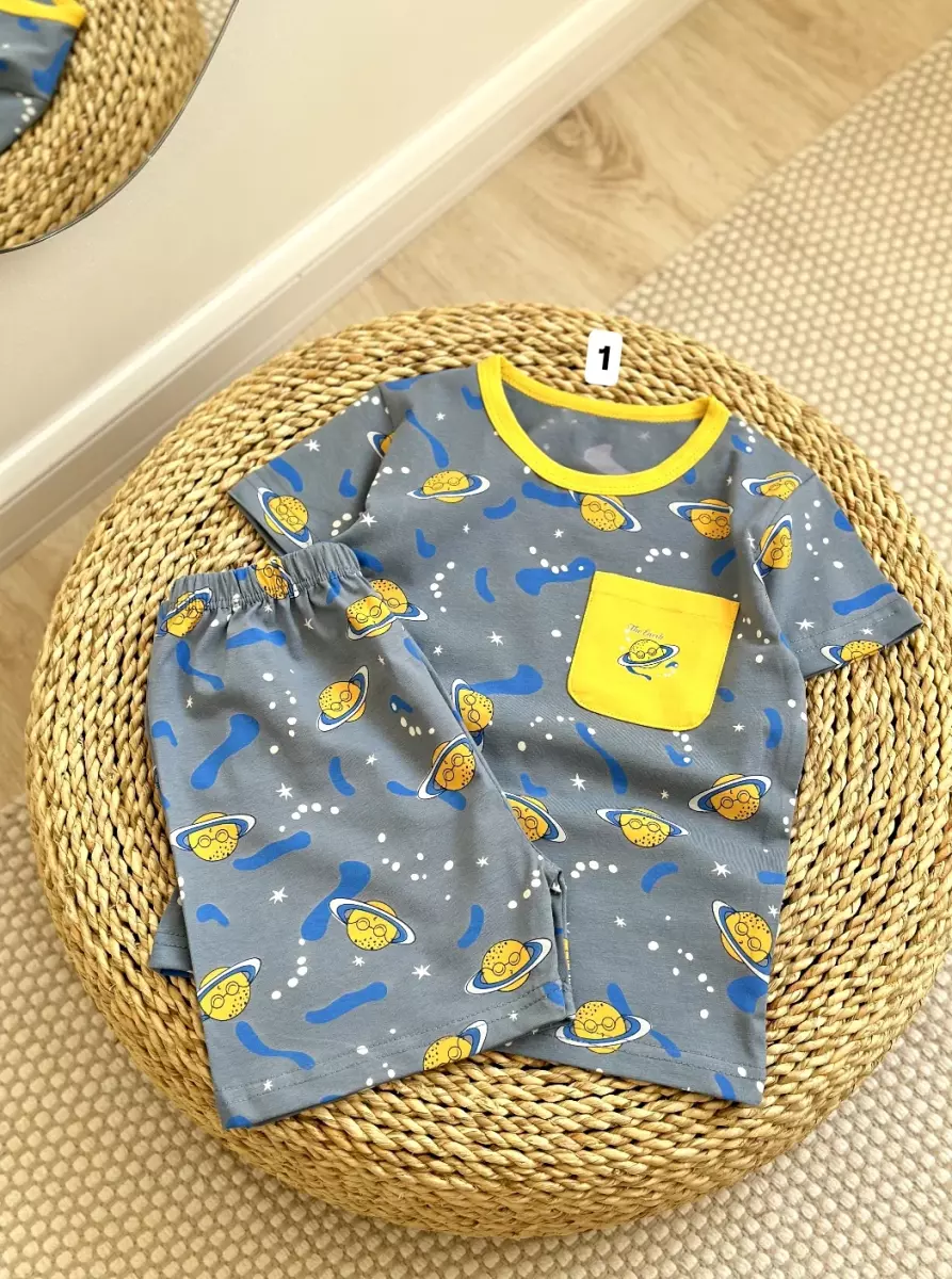 تیشرت شلوارک جیب دار کد1475