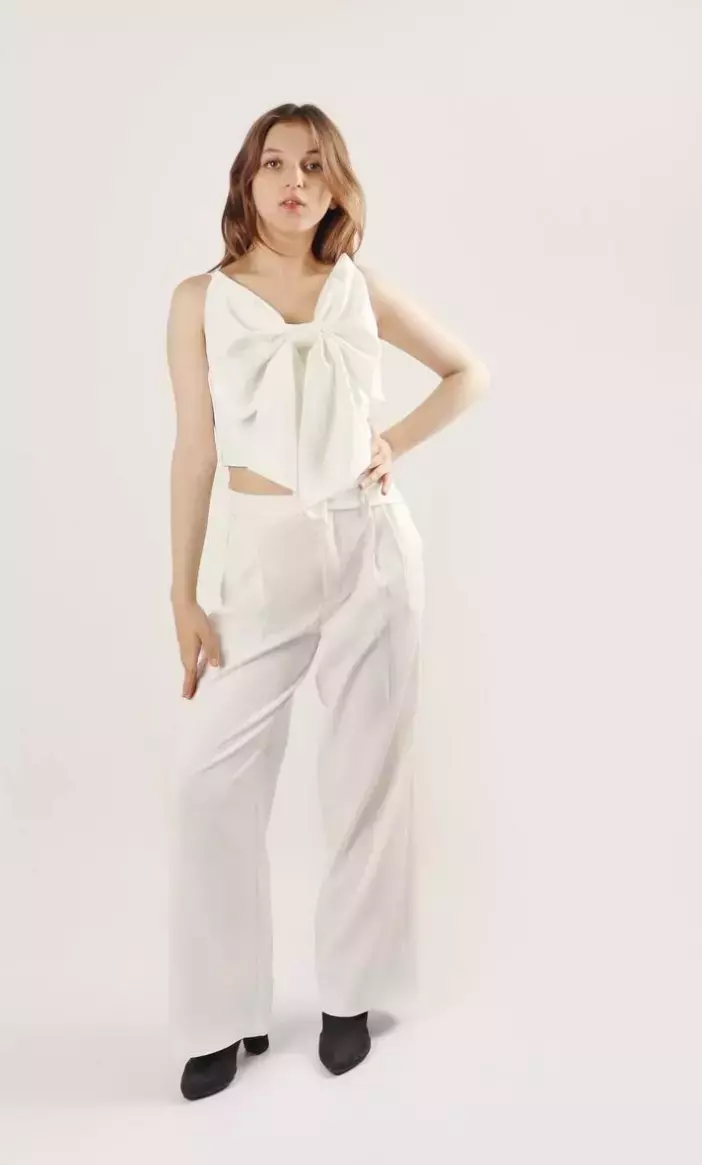 شلوار بگ پارچه ای کد 1467