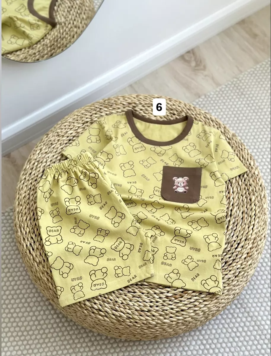 تیشرت شلوارک جیب دار کد1475