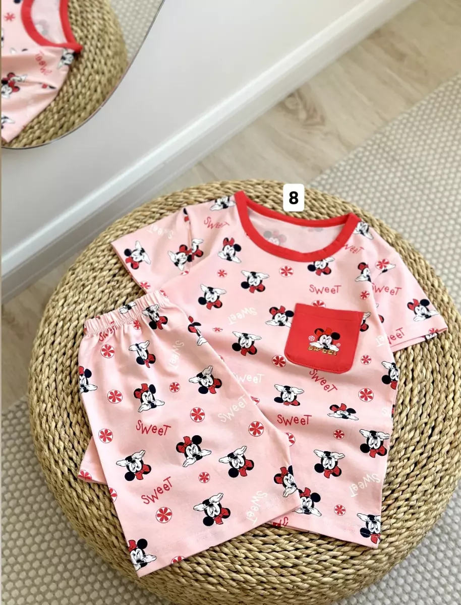 تیشرت شلوارک جیب دار کد1475