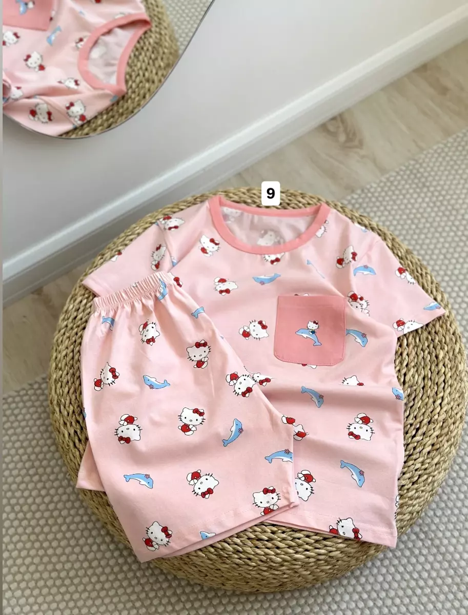 تیشرت شلوارک جیب دار کد1475