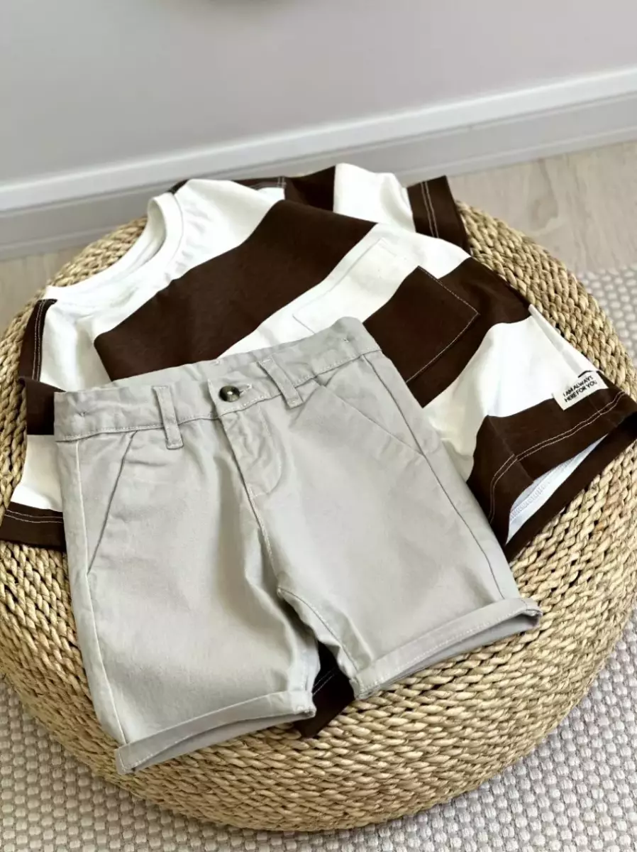 شلوارک کتان کد1495